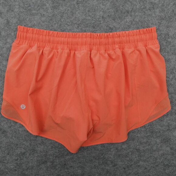 Lululemon Hotty Hot Shorts Low Rise LR 2.5” Lined Coral Kiss Size 10 - Picture 4 of 8
